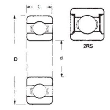 підшипник 6407-2RS FBJ