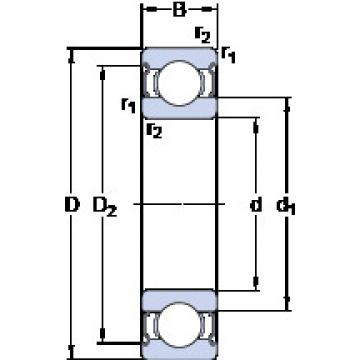 підшипник E2.6205-2Z SKF