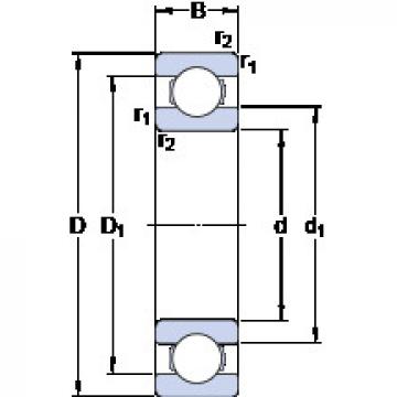 підшипник 61830 MA SKF