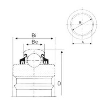 підшипник GW208PPB22 CYSD