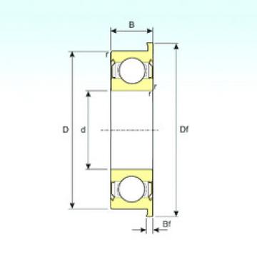 підшипник F6800ZZ ISB