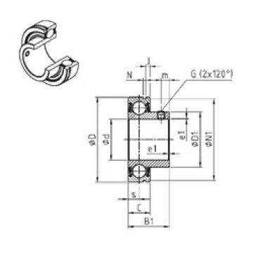 підшипник CUS206-20 SNR