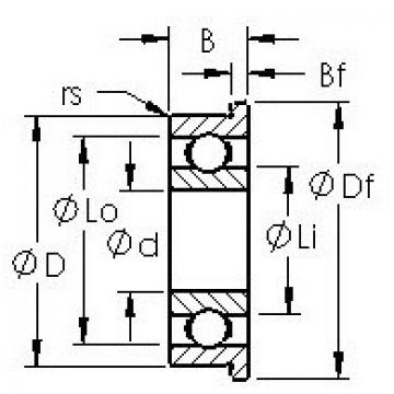 підшипник F681H AST