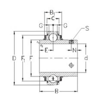 підшипник GYE35-KRRB NKE