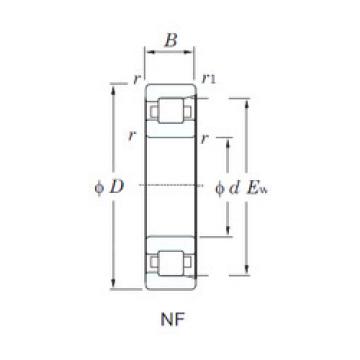 підшипник NF216 KOYO