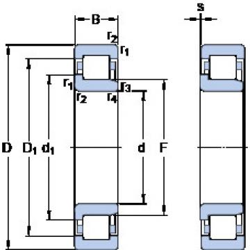 підшипник NJ 232 ECM SKF