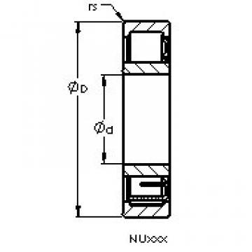 підшипник NU2220 EM AST