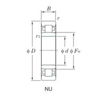 підшипник NU1015 KOYO