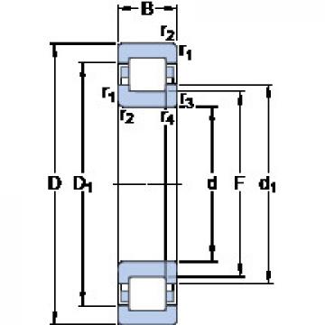 підшипник NUP 2312 ECP SKF