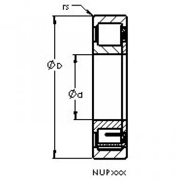 підшипник NUP2240 EM AST