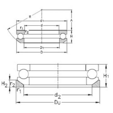 підшипник 53426-MP+U426 NKE