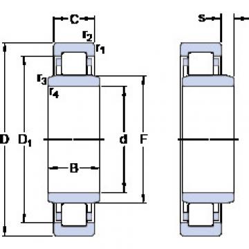 підшипник NUB 222 ECJ SKF