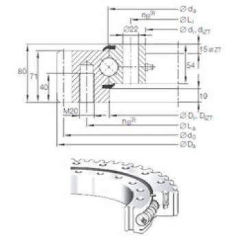 підшипник VSA 25 0955 N INA