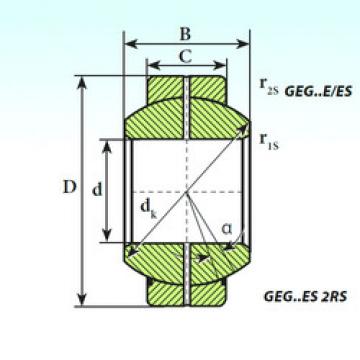 підшипник GEG 50 ES 2RS ISB