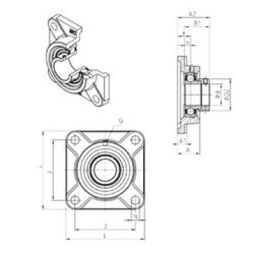 підшипник ESF208 SNR