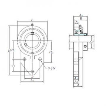 підшипник UCFB204 KOYO