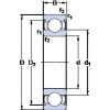 підшипник E2.6205-2Z SKF