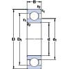 підшипник 61830 MA SKF