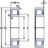 підшипник NU 1008 ML SKF