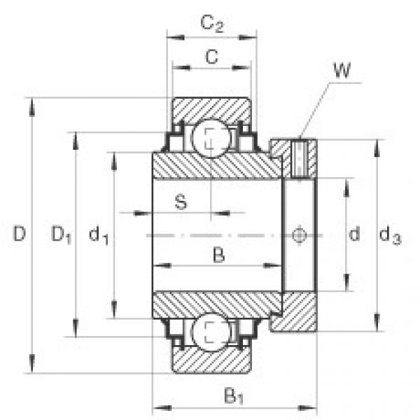 підшипник E70-KRR INA #1 image