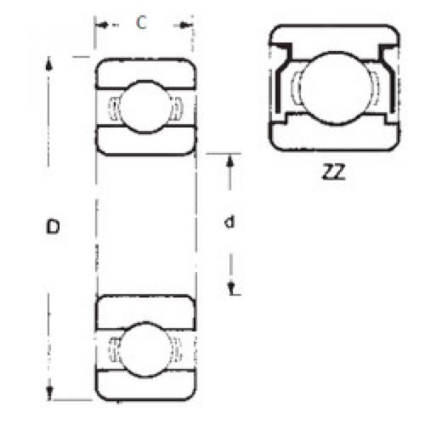 підшипник 16100ZZ FBJ #1 image