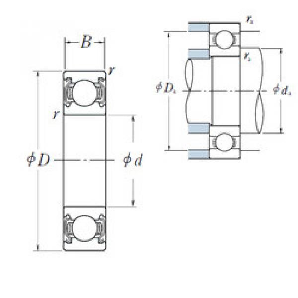 підшипник 6822ZZ NSK #1 image