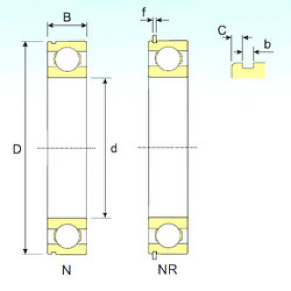 підшипник 6217 NR ISB #1 image