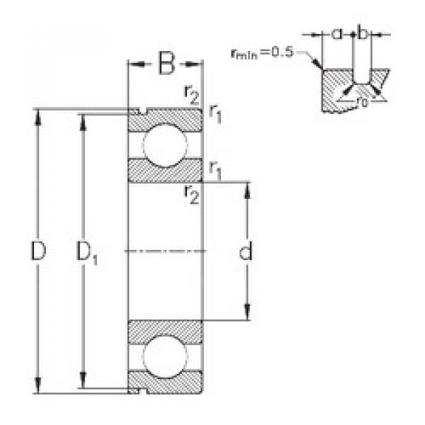 підшипник 6408-N NKE #1 image