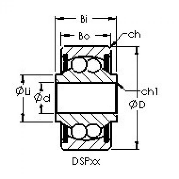 підшипник DSP10 AST #1 image