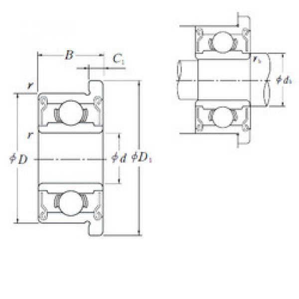 підшипник FR 1-4 ZZ NSK #1 image