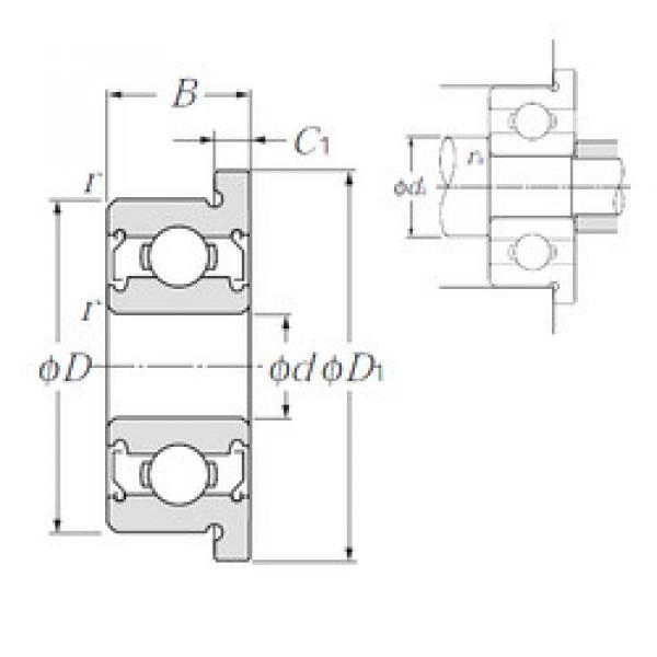 підшипник FLBC7-13ZZ NTN #1 image