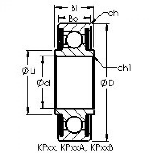 підшипник KP10A AST #1 image