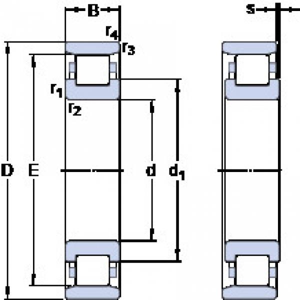 підшипник N 315 ECP SKF #1 image