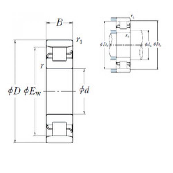 підшипник N 240 NSK #1 image