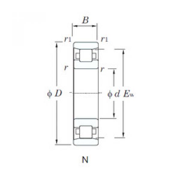 підшипник N204 KOYO #1 image