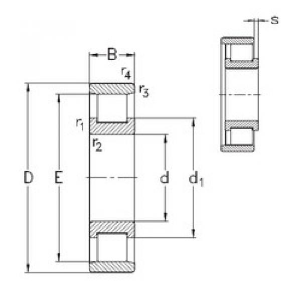 підшипник N218-E-M6 NKE #1 image