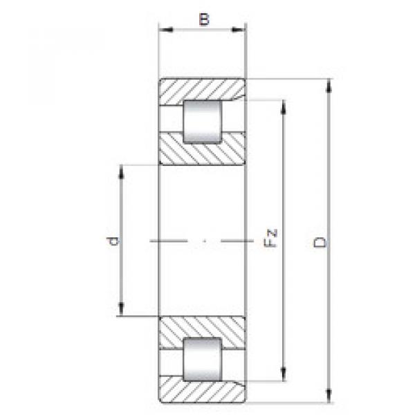 підшипник NF204 ISO #1 image