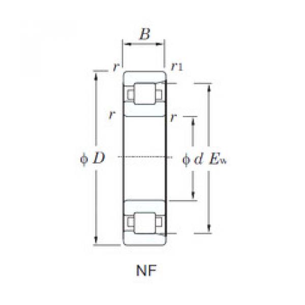 підшипник NF214 KOYO #1 image