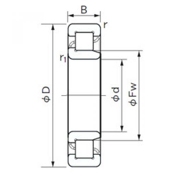 підшипник NJ 1048 NACHI #1 image