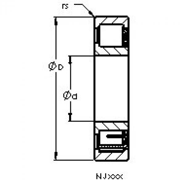 підшипник NJ209 EMA AST #1 image