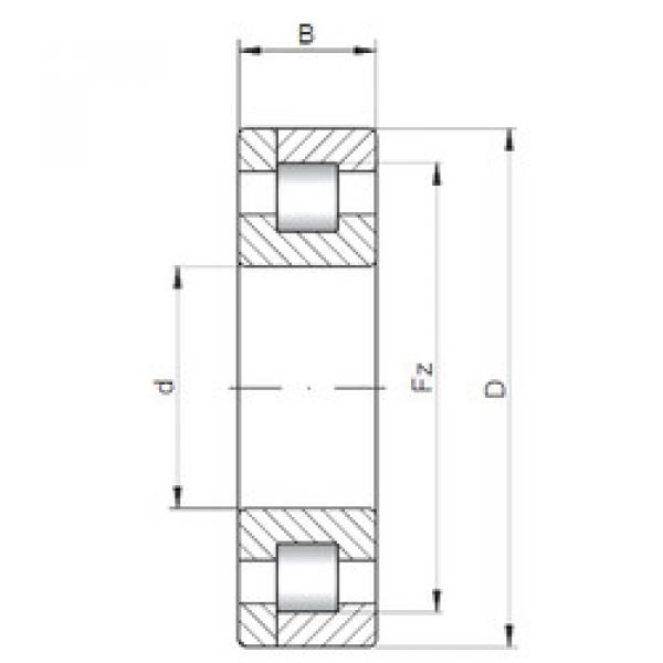 підшипник NP221 ISO #1 image