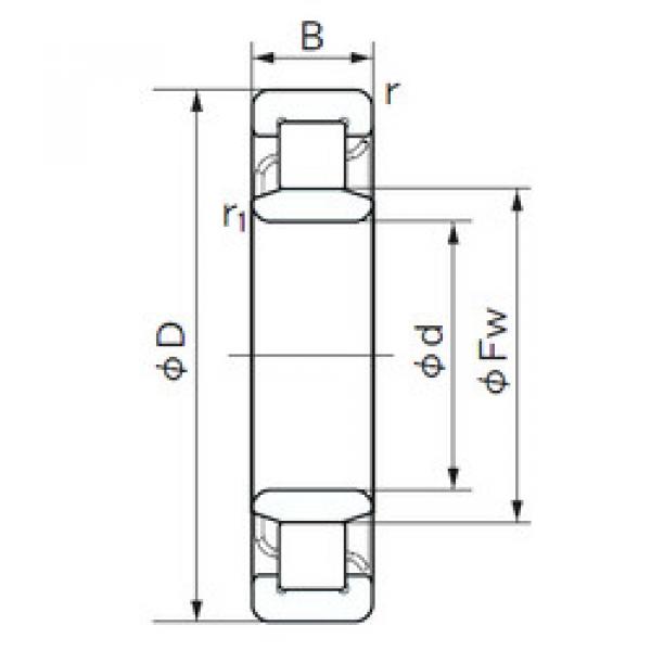 підшипник NU 217 E NACHI #1 image