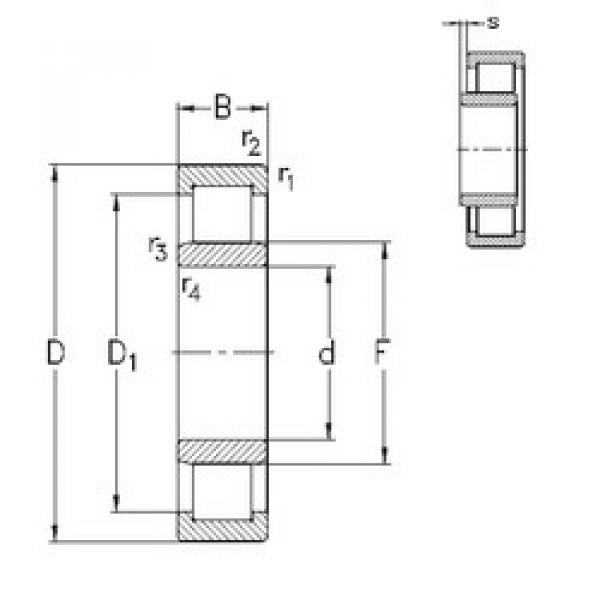 підшипник NU1056-M6 NKE #1 image