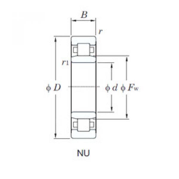 підшипник NU1014 KOYO #1 image