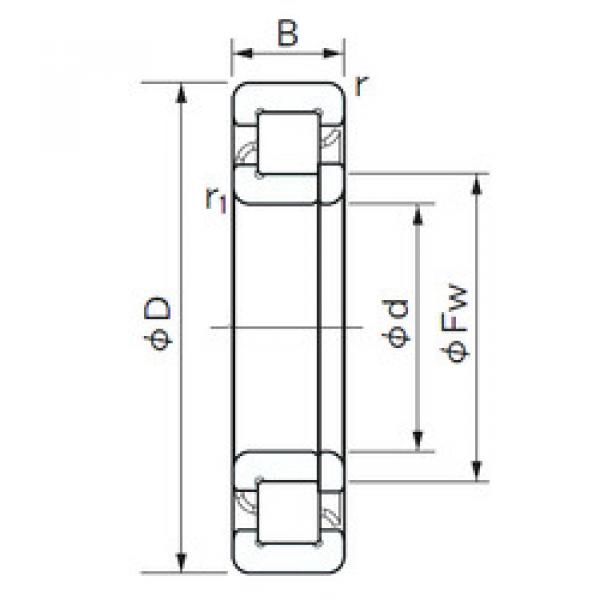 підшипник NUP 218 E NACHI #1 image