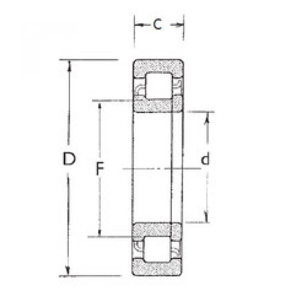 підшипник NUP2307 FBJ #1 image