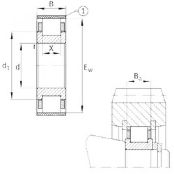 підшипник RN213-E-MPBX FAG #1 image