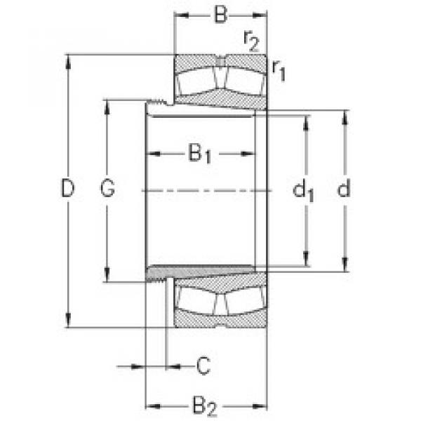 підшипник 22310-E-K-W33+AHX2310 NKE #1 image