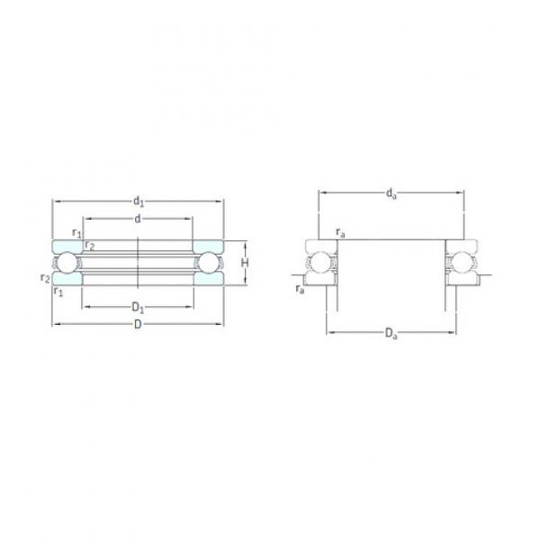 підшипник 51105 SKF #1 image