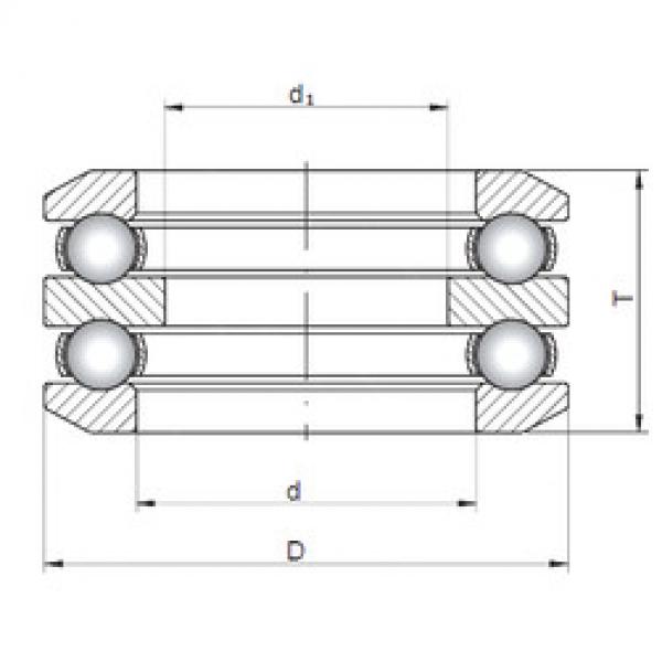 підшипник 54214 ISO #1 image